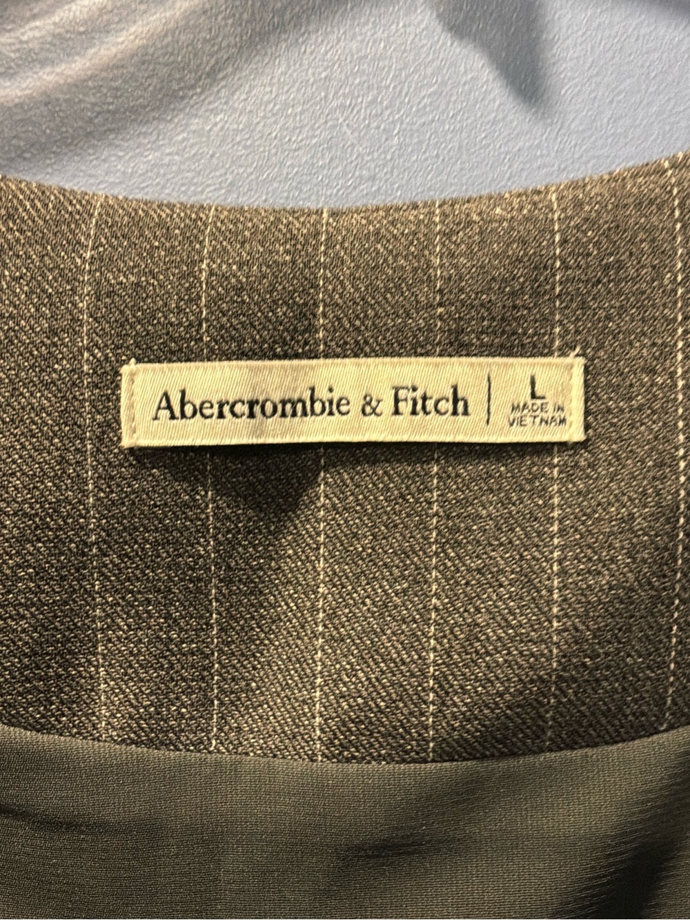 Abercrombie & Fitch Pinstripe Button Vest - Picture 2 of 5